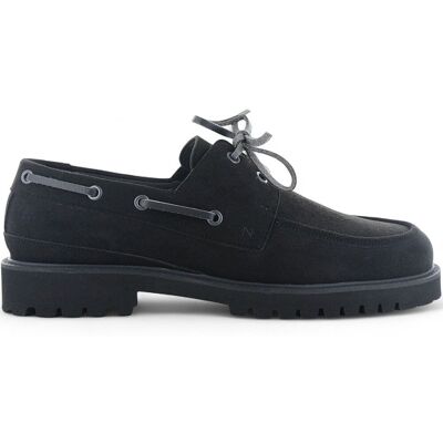 NAE Vegan Shoes DARIO - Herren Bootsschuh Schuhe Schwarz - Hergestellt in Portugal Schwarz 40 NAE Vegan Shoes DARIO - Herren Bootsschuh Schuhe Schwarz - Hergestellt in Portugal Schwarz 40