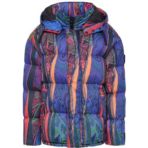 Carlo Colucci Wattierte Oversize Jacke mit Unique Badge male