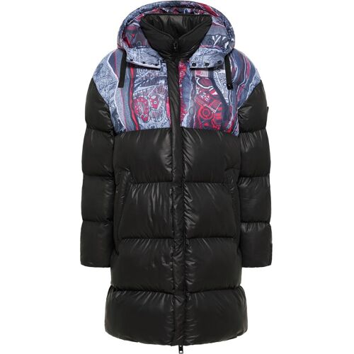 Carlo Colucci Wattierter Oversize Mantel mit Unique Badge male