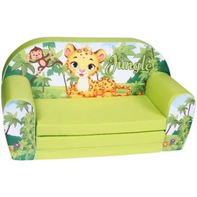 Monkey-Gym Kindersofa Print - tropisch Monkey-Gym Kindersofa Print - tropisch