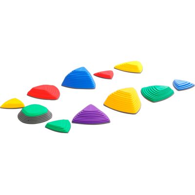 Malpiszon.pl - Triangle balancing river stones - Mehrfarbig - Spielzeug Malpiszon.pl - Triangle balancing river stones - Mehrfarbig - Spielzeug