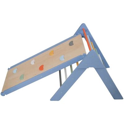 Monkey-Gym Kletterdreieck mit Rutsche Mond - dunkelblau Monkey-Gym Kletterdreieck mit Rutsche Mond - dunkelblau