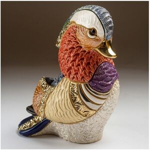 De Rosa Rinconada Mandarina Keramikskulptur - Männlicher Enten-Kunst De Rosa Rinconada Mandarina Keramikskulptur - Männlicher Enten-Kunst