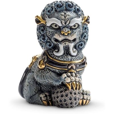 De Rosa Rinconada Blaue Chinesische Kaiserlicher Wächterlöwe Keramikskulptur De Rosa Rinconada Blaue Chinesische Kaiserlicher Wächterlöwe Keramikskulptur