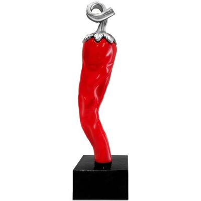 Valenti Argenti Handgefertigte Harz-Chili Skulptur - Dekoratives Glückssymbol Valenti Argenti Handgefertigte Harz-Chili Skulptur - Dekoratives Glückssymbol