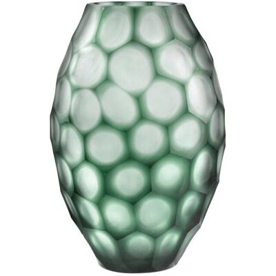 ONLYLUX Grüne Blasenglas-Geodenvase OL03167 - ONLYLUX ONLYLUX Grüne Blasenglas-Geodenvase OL03167 - ONLYLUX