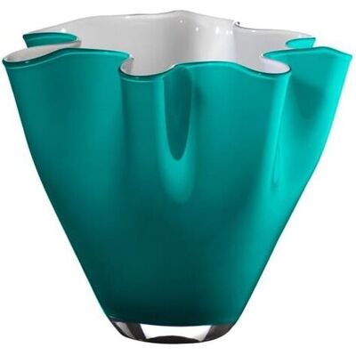 Wave Übertopfvase aus Mundgeblasenem Glas in Baltikumgrün OL02495 ONLYLUX - ONLYLUX Wave Übertopfvase aus Mundgeblasenem Glas in Baltikumgrün OL02495 ONLYLUX - ONLYLUX
