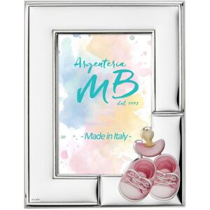 Personalisierbarer Bilderrahmen Zur Geburt Eines Mädchens Mit Rosa Schuhen Cm 10 X 15 - Argenteria Mb Personalisierbarer Bilderrahmen Zur Geburt Eines Mädchens Mit Rosa Schuhen Cm 10 X 15 - Argenteria Mb