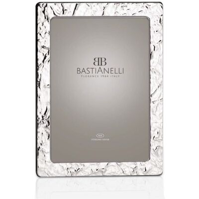 Bastianelli Silber Sterling 13x18 Increspato Bilderrahmen Bastianelli Silber Sterling 13x18 Increspato Bilderrahmen