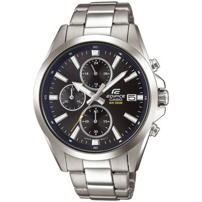 Edifice Herren-Chronographen-Armbanduhr Schwarzes Zifferblatt, EFV-560D-1AVUEF - CASIO Edifice Herren-Chronographen-Armbanduhr Schwarzes Zifferblatt, EFV-560D-1AVUEF - CASIO