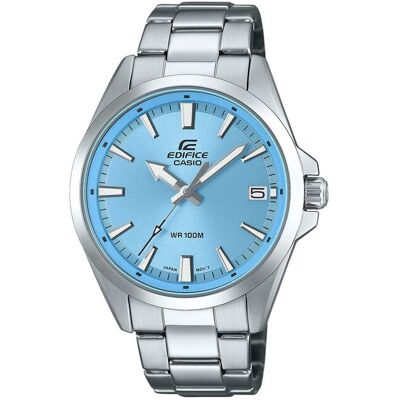 Edifice Herren-Armbanduhr mit Zeitanzeige, Blau, EFV-100D-2BVUEF - CASIO Edifice Herren-Armbanduhr mit Zeitanzeige, Blau, EFV-100D-2BVUEF - CASIO
