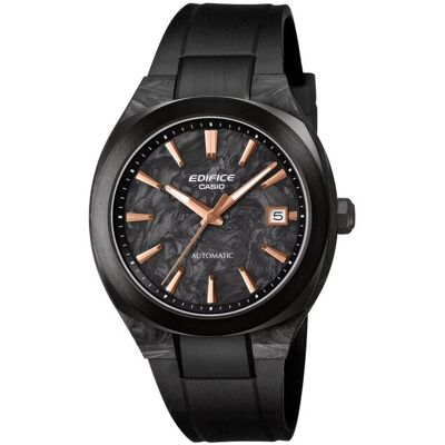 Edifice Herren-Automatikuhr mit Schwarzem Carbonfaserarmband EFK-200XPB-1AER - CASIO Edifice Herren-Automatikuhr mit Schwarzem Carbonfaserarmband EFK-200XPB-1AER - CASIO