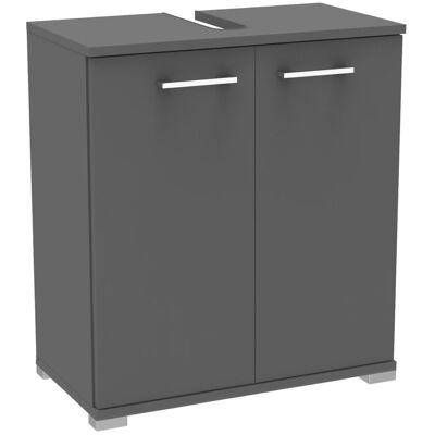 Fackelmann Waschbeckenunterschrank Easy, 60cm, Anthrazit, stehend Fackelmann Waschbeckenunterschrank Easy, 60cm, Anthrazit, stehend