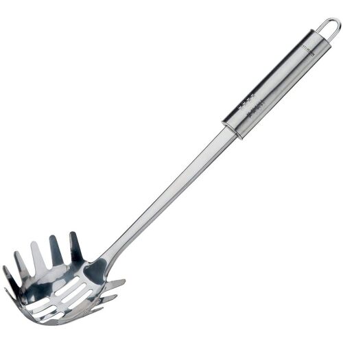 Fackelmann Spaghettilöffel Ovalgriff, 32cm, Edelstahl