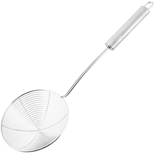 Fackelmann Abseihlöffel Ovalgriff, 35cm, Drahtgeflecht