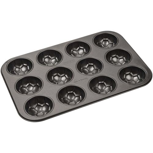 Zenker Soccer Baking Muffinform Fußball, 12er