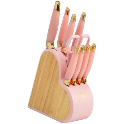 Paris Hilton Messerblock-Set, 10-teilig Paris Hilton Messerblock-Set, 10-teilig