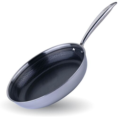 Chefkoch trifft Fackelmann Bratpfanne Kiel, Edelstahl, antihaft, Wabenboden,...