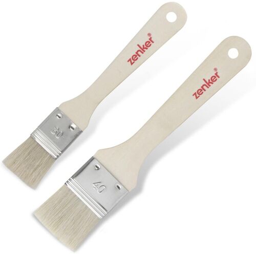 Zenker Backpinsel-Set, 2-teilig, Pappelholz