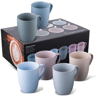 Stanley Rogers Tassen bunt, 340ml, 6er Set Stanley Rogers Tassen bunt, 340ml, 6er Set