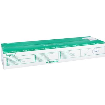 Braun Injekt Spritzen mit zentr. Konus Luer Braun Injekt Spritzen mit zentr. Konus Luer
