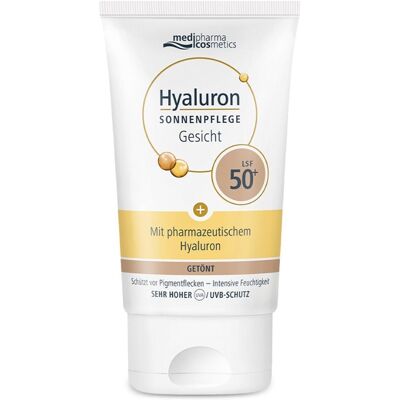 Medipharma Cosmetics Hyaluron Sonnenpflege Gesicht Lsf 50+ getönt Medipharma Cosmetics Hyaluron Sonnenpflege Gesicht Lsf 50+ getönt