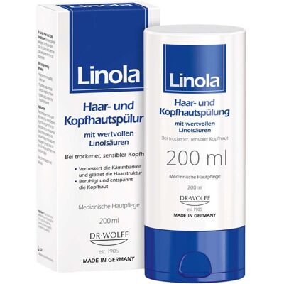 Dr. August Wolff - Linola Haar- und Kopfhautspülung 200 ml - 200 ml - silikonfrei Dr. August Wolff - Linola Haar- und Kopfhautspülung 200 ml - 200 ml - silikonfrei