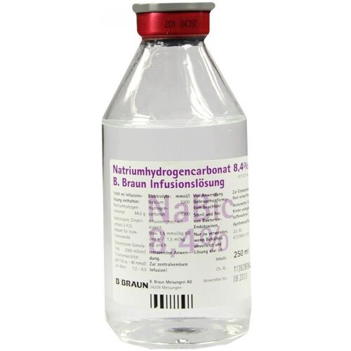 Natriumhydrogencarbonat B.braun 8,4% Glas