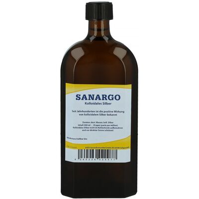 AGEV Sanargo Silber - 500ml - Kolloidales Silber - Gesundheitsmittel AGEV Sanargo Silber - 500ml - Kolloidales Silber - Gesundheitsmittel