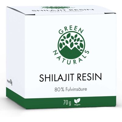 Green Naturals Shilajit Resin 80% Fulvinsäure Konz Green Naturals Shilajit Resin 80% Fulvinsäure Konz