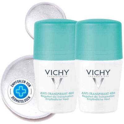 Vichy Deo Roll-on Anti-Transpirant 48h Doppelpack Vichy Deo Roll-on Anti-Transpirant 48h Doppelpack