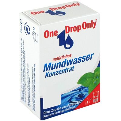 One Drop Only natürlich Mundwasser Konzentrat - Mundwasser One Drop Only natürlich Mundwasser Konzentrat - Mundwasser