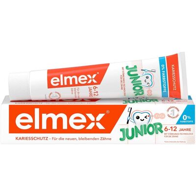 Elmex Junior Fluoridzahnpasta - Kindertandpasta Elmex Junior Fluoridzahnpasta - Kindertandpasta