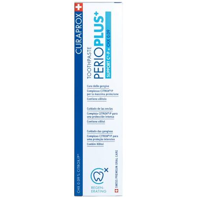 Curaprox Perio Plus Support Zahnpasta - Zahnfleisch & Karies Curaprox Perio Plus Support Zahnpasta - Zahnfleisch & Karies