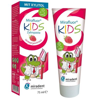 Miradent Mirafluor Kids Zahnpasta - Kariesprophylaxe für Milchzähne Miradent Mirafluor Kids Zahnpasta - Kariesprophylaxe für Milchzähne