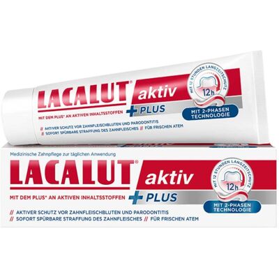 Lacalut Aktiv Plus Zahncreme Lacalut Aktiv Plus Zahncreme