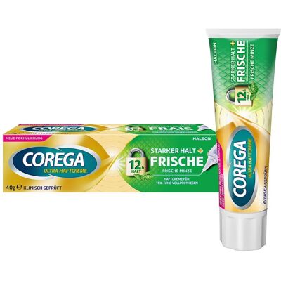 Corega Ultra Haftcreme - Starker Halt & Frische Corega Ultra Haftcreme - Starker Halt & Frische
