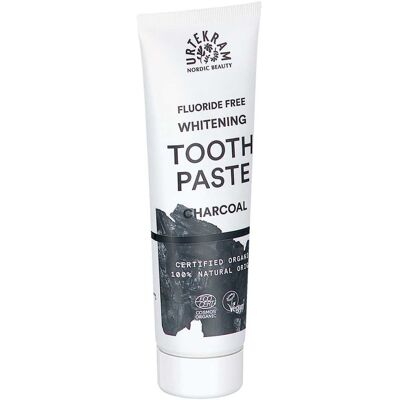 Urtekram Toothpaste Charcoal Whitening Fluoride Urtekram Toothpaste Charcoal Whitening Fluoride