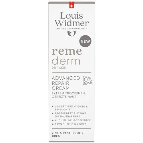 Louis Widmer remederm Advanced Repair Cream unparfümiert