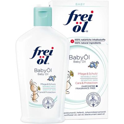 Frei Öl BabyÖl - Babypflege & Öl für alle Hauttypen - 140 ml Frei Öl BabyÖl - Babypflege & Öl für alle Hauttypen - 140 ml