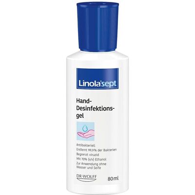 Linola Hand-Desinfektionsgel - Hand-Desinfektionsgel - 80ml Linola Hand-Desinfektionsgel - Hand-Desinfektionsgel - 80ml