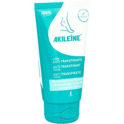 Akileine Antitranspirant Creme - 75ml - Reduziert Schwitzen und Gerüche Akileine Antitranspirant Creme - 75ml - Reduziert Schwitzen und Gerüche