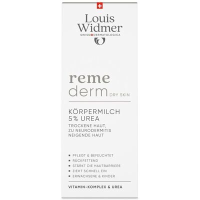 Louis Widmer Widmer Remederm Dry Skin Körpermilch 5% Vorteil Louis Widmer Widmer Remederm Dry Skin Körpermilch 5% Vorteil