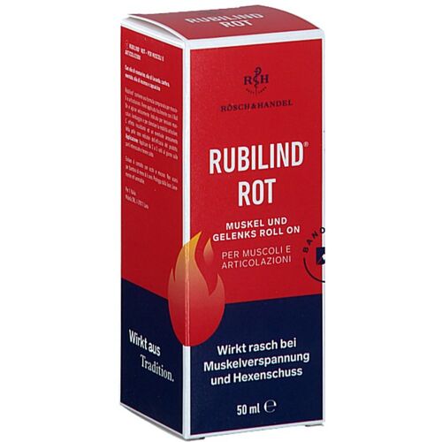 Rubilind rot Muskel und Gelenks Roll-on
