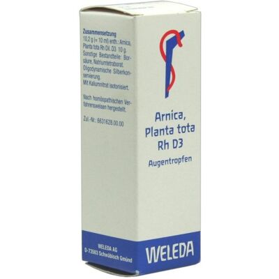 Weleda Arnica Rh D3 Augentropfen Weleda Arnica Rh D3 Augentropfen