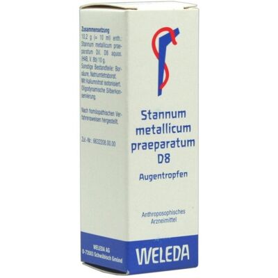 Weleda Stannum Met. Praeparat. D8 Augentropfen Weleda Stannum Met. Praeparat. D8 Augentropfen