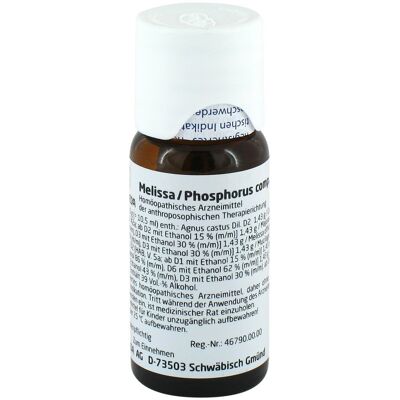 Weleda Melissa Phosphor Homöopathische Verdünnung - Arzneimittel Weleda Melissa Phosphor Homöopathische Verdünnung - Arzneimittel
