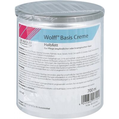 Wolff Basiscreme halbfett Wolff Basiscreme halbfett