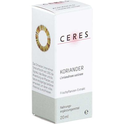 Ceres Koriander Extrakt Tropfen Ceres Koriander Extrakt Tropfen