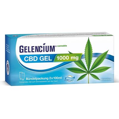 GELENCIUM Cannabis CBD Gel 1000 mg kühlend GELENCIUM Cannabis CBD Gel 1000 mg kühlend